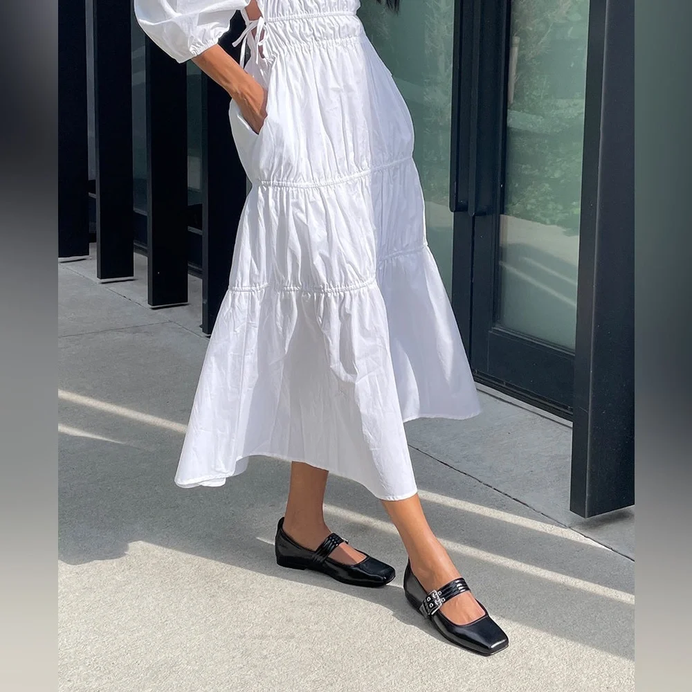 Dolce Vita Arora Ballet Mary Jane Patent Flats Sandals - Picture 2 of 15